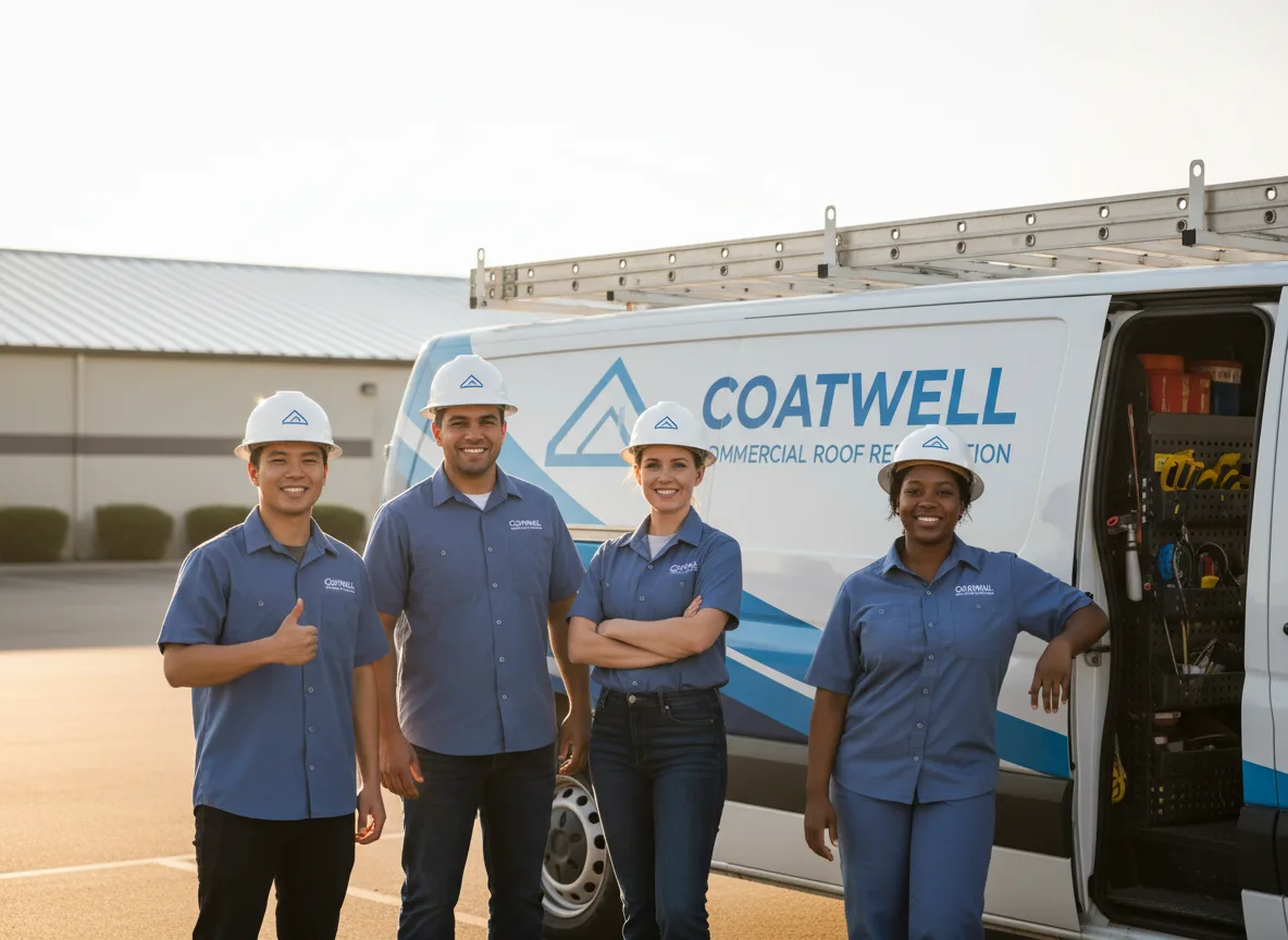 Commercial roof coating company in Ellabell, GA